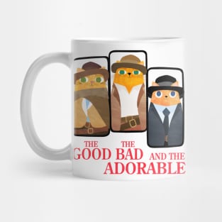 The Good The Bad And The Adorable white Mug